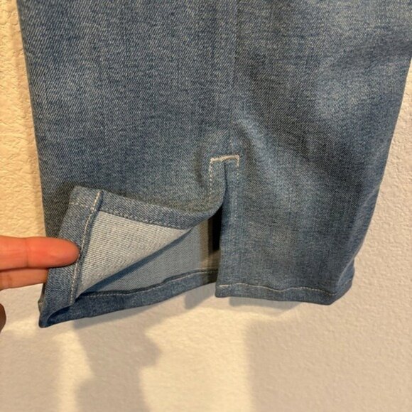 7 For All Mankind Size 28 Easy Boot with Center Back Split Jeans - Picture 7 of 9